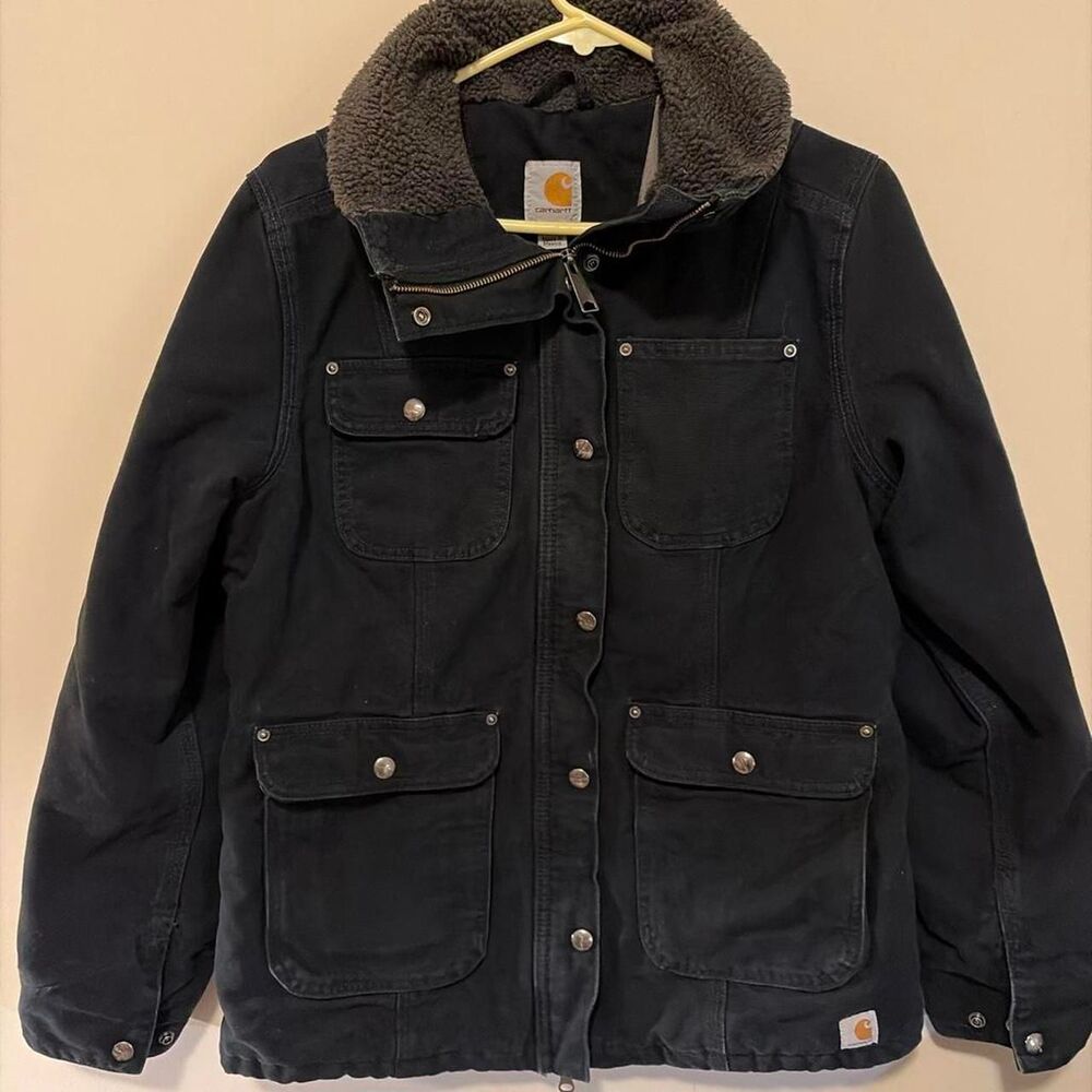 Carhartt Women's Navy and Black Coat